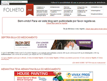 Tablet Screenshot of folheto.net